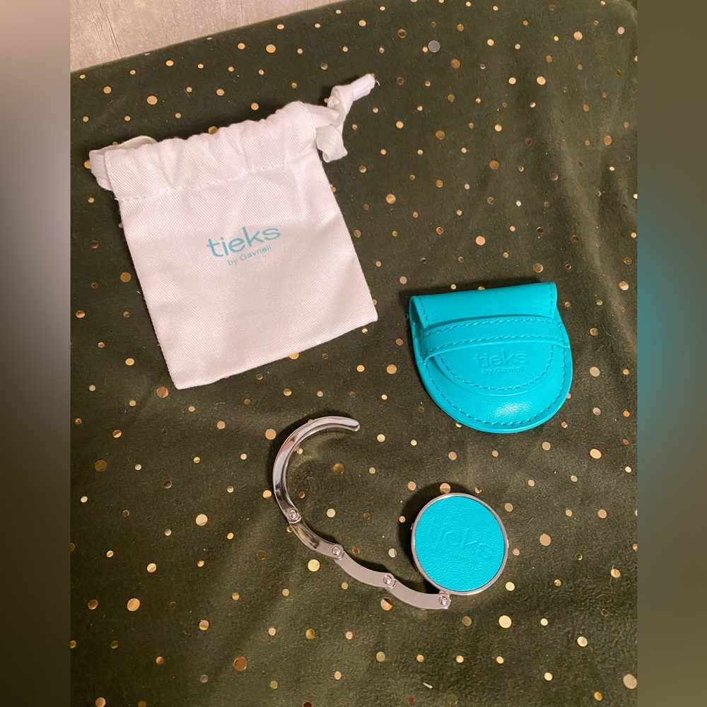 NEW Tieks Advent Calendar Tieks Blue Purse Handbag Hanger